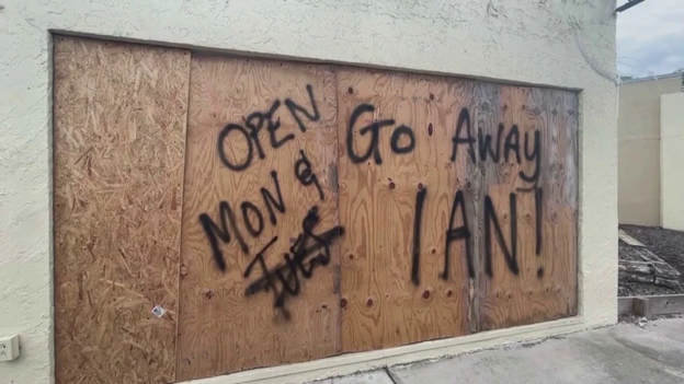 Watch: Buildings boarded up as Tampa Bay braces for Hurricane Ian