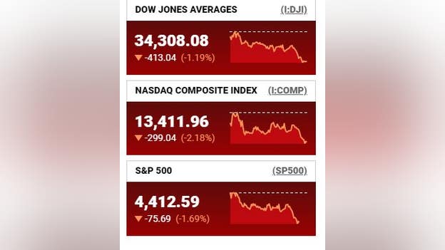 Stocks tumble