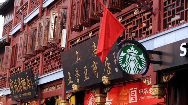Starbucks re-opens in China