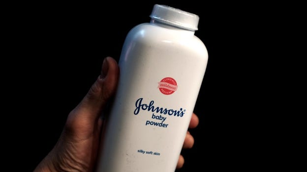 Johnson & Johnson to discontinue talc-based baby powder