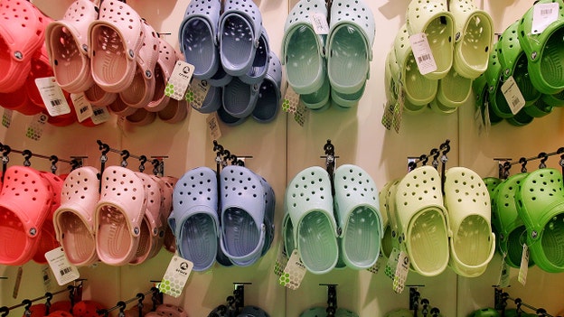 Crocs flattened on forecast