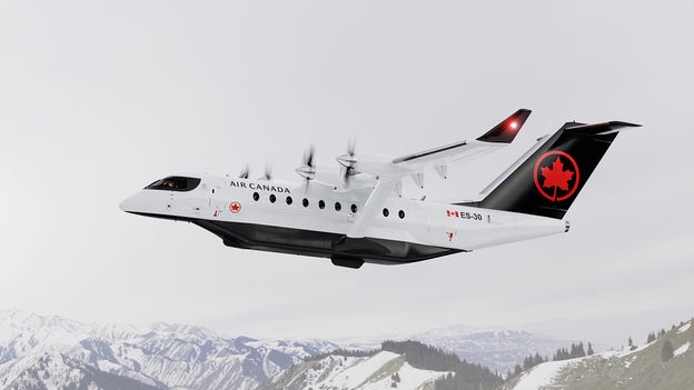 Air Canada buys electric-hybrid regional aircraft