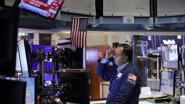 Stocks off session lows at mid-day, FedEx pulls down shippers, GE troubled by supply chain issues