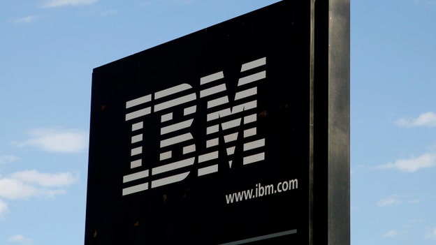 IBM shares fall following results