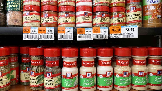 Spice maker McCormick beats quarterly estimates on higher prices, reiterates outlook