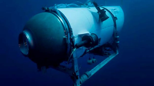 Underwater noises heard in desperate search for submersible missing with 5 aboard near Titanic