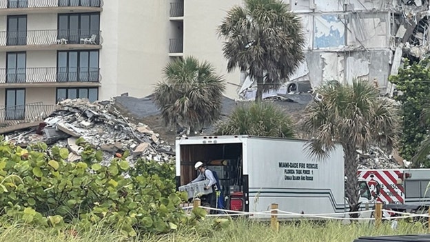 First responder radio depicts chilling moments as rescuers rushed to Surfside building collapse