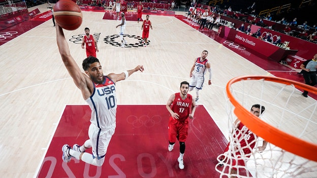 ICYMI: US bounces back from Olympic-opening loss, routs Iran 120-66