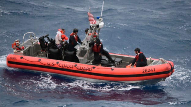 U.S. Coast Guard, good Samaritan rescue 13 Cubans, 7 still missing off Florida's Key West