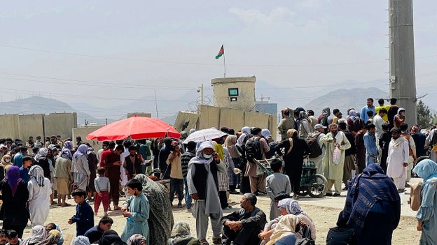 Taliban have set up a 'ring' outside of Kabul airport, official says
