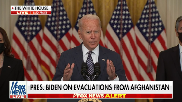 Biden calls Afghanistan evacuations ‘one of the largest, most difficult airlifts in history’