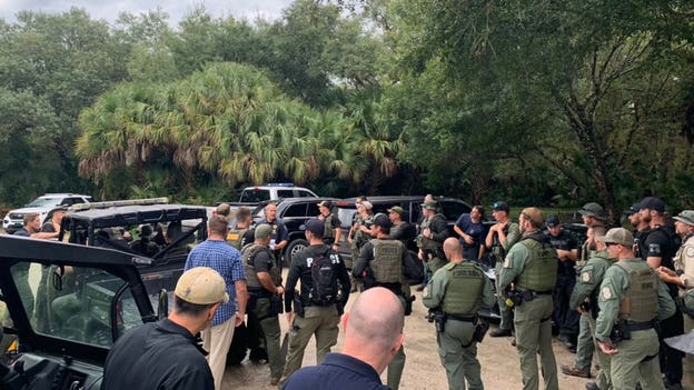 Florida authorities conduct search of Carlton Reserve for Brian Laundrie