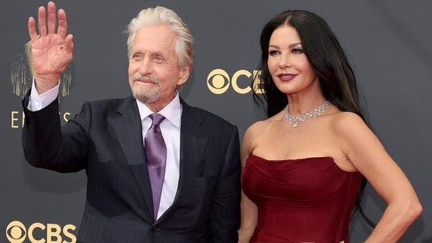 Emmys 2021 nominee Michael Douglas enjoys date night with wife Catherine Zeta-Jones