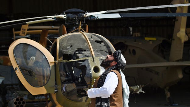 Taliban fighters upset, angry that US military left non-working helicopters: report