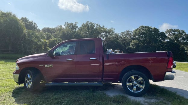 Christopher Laundrie arrives at Myakkahatchee Creek Environmental Park