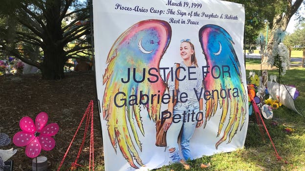 The makeshift memorial for Gabby Petito in North Port will come down Tuesday