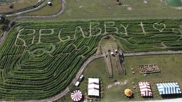 'RIP Gabby': Bradenton farm creates corn maze tribute to Gabby Petito