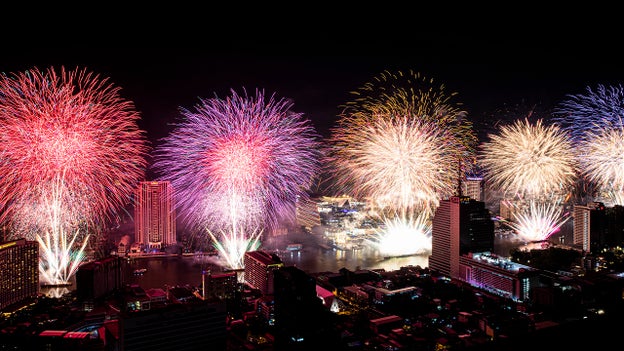 Fireworks in Bangkok
