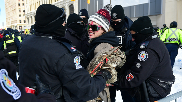 Ontario leader: 'We're now starting to see progress' in breaking up demonstrations