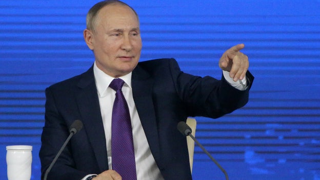 Putin accuses US of using Ukraine as 'instrument' in its effort to contain Russia