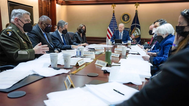 Biden convenes National Security Council meeting in Situation Room