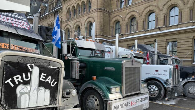 Canadian groups coordinating delivery of resources to truckers protesting vaccine mandates