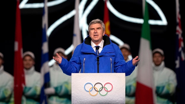 IOC's Thomas Bach speaks in Beijing