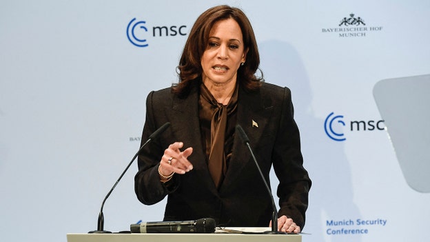 Harris speaks in Munich: 'National borders should not be changed by force;' threatens sanctions