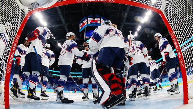 USA women’s ice hockey shuts outs Switzerland 8-0 before rivalry game against Canada