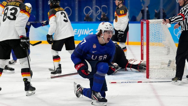 US men's hockey beats Germany and makes its way to the top