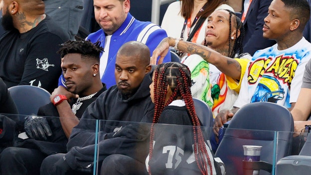 Antonio Brown and Kanye West spotted at SoFi Stadium