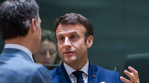France's Macron warns against escalation after Biden says Putin 'cannot remain in power'