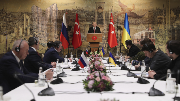 Ukraine-Russia talks underway in Turkey with surprise attendee