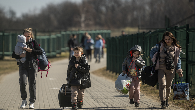 US to take in up to 100,000 Ukrainian refugees, sanction more Russian officials, defense companies