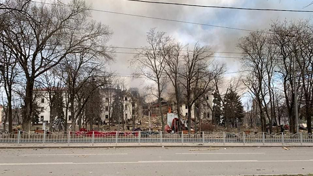 'People are coming out alive' following Mariupol theater airstrike, official says