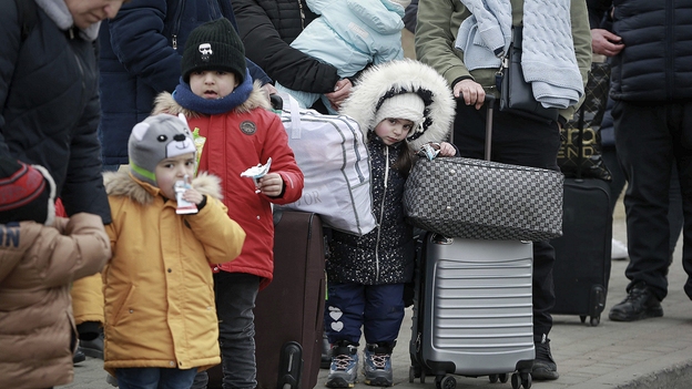 UNICEF says 500,000 children have been forced to flee homes in Ukraine