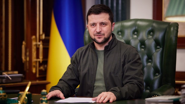 President Zelenskyy accuses Russia of war crimes