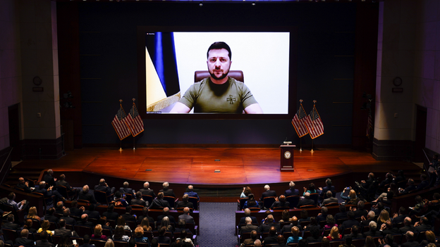Zelenskyy urges Congress to remember Pearl Harbor, 9/11