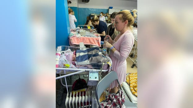 Ukraine's makeshift maternity wards help new moms deliver amid airstrikes