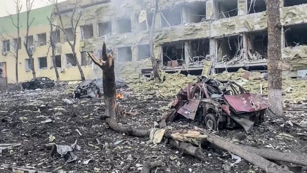 Russia-Ukraine war photos: Mariupol hospital bombed as over 2.1 million refugees flee