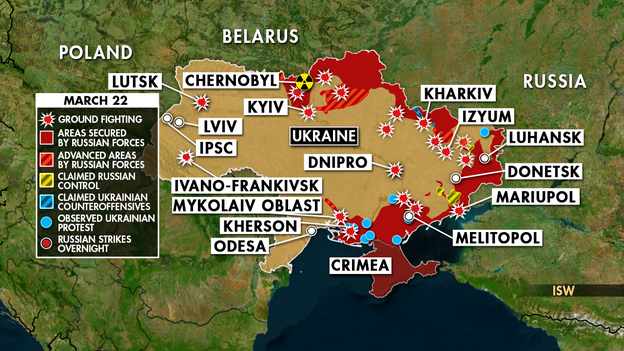 Ukraine claims Russia has taken captive 15 workers from Mariupol humanitarian relief convoy