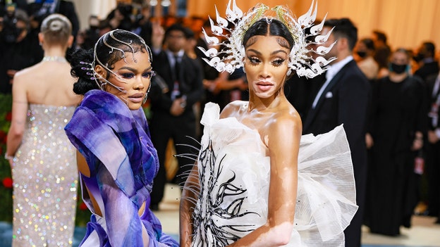 Teyana Taylor, Winnie Harlow sport show-stopping headdresses complete with sheer gowns