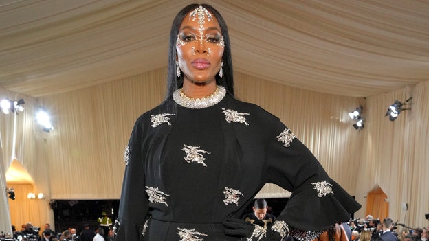 Naomi Campbell drips in facial jewels days after mourning death of designer André Leon Talley