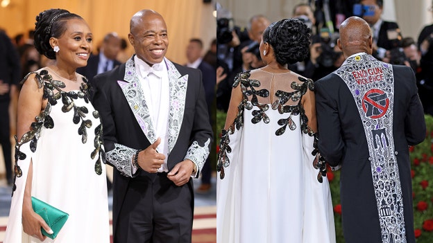 2022 Met Gala sees NYC Mayor Eric Adams’ push to ‘End Gun Violence’ with custom tux