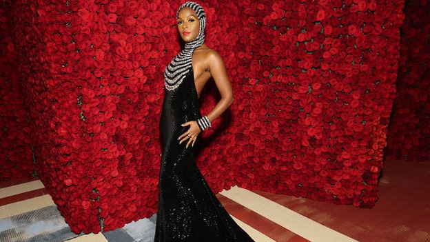 Janelle Monáe glistens top-to-bottom in black and silver in 'futuristic' 2022 Met Gala look