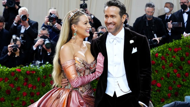 Blake Lively hits Met Gala carpet in gilded age-inspired sunset sequin gown