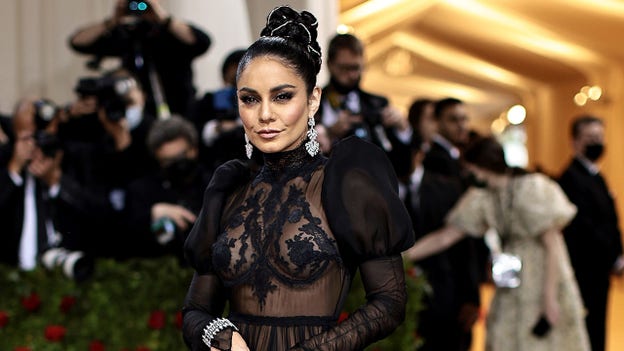 Vanessa Hudgens' Met Gala 2022 sheer dress nails the naked dressing trend