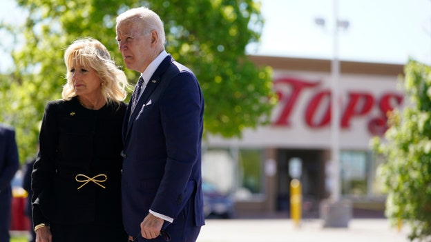 President Biden, first lady Jill Biden visit Tops supermarket in Buffalo