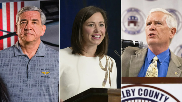 Brooks, Britt and Durant vie for runoff spots in Alabama GOP Senate primary