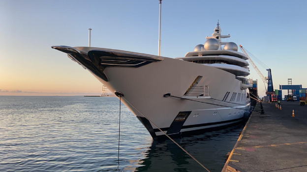 Russian oligarch's $300M luxury yacht seized in Fiji on behalf of the US